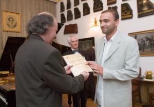 Wojciech Waleczek receives diploma Fot. Andrzej Solnica.